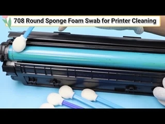 100PCS Pu-de Vorm Schoonmakende Zwabber van Schuim Schoonmakende Zwabbers met pp-Stok