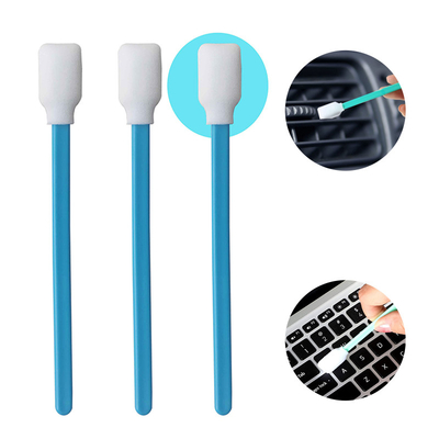 Het Uiteindezwabbers van het Printerhead Schoonmakende Schuim met Blauw Handvat