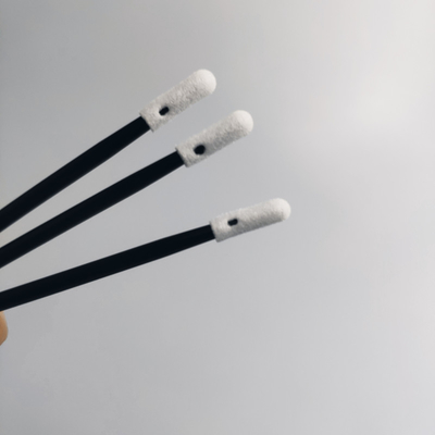 3.2mm Pluksel - vrije Kleine Spons Hoofdcleanroom Schuimzwabber met Zwart Handvat