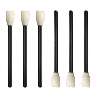 De vlakke Vierkante Printer Cleaning Foam Swabs van het Spons Hoofdformaat met Zwart Handvat