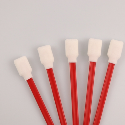 De vierkante van het het Uiteindeformaat van het Sponsschuim Printer Vrij Cleaning Swab Lint
