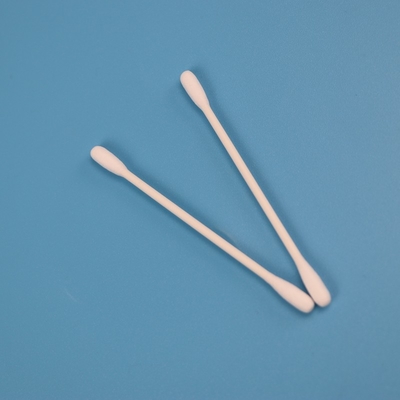 4.5mm Grote Ronde Hoofdcleanroom Katoenen Zwabber Biologisch afbreekbare Qtips