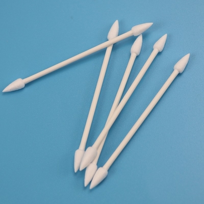 4.7mm Biologisch afbreekbare Document Katoenen van Stokdubbel Gerichte Qtips Zwabber voor Cleanroom