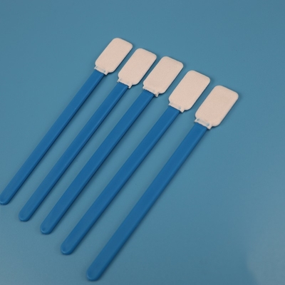 TX714 pluksel - vrije Dubbele de Polyesterzwabber van het Lagen Blauwe Handvat voor Cleanroom