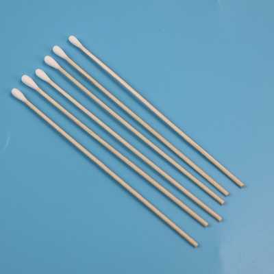 6“ Vriendschappelijk Lang Houten de Stokkatoen Bud Swab For Daily Use van Eco