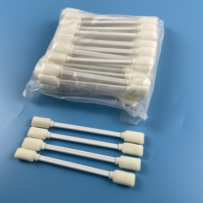Pu-de Rangwegwerpproduct van Cleaning Swab Cleanroom van de Schuimprinter met pp-Stok 12pcs/bag