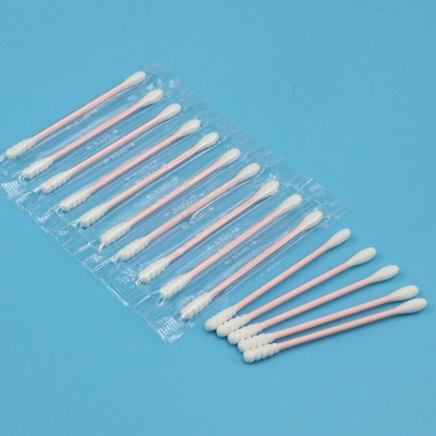Milieuvriendelijke rond Verpakt Individueel en Spiraalvormige Katoenen Zwabber voor Make-up het Verwijderen