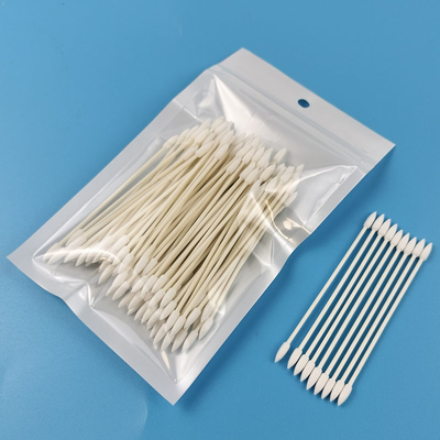 3mm Eco Vriendschappelijke Document Katoenen van Stokdubbel Gerichte Qtips Kosmetische Zwabber voor Make-up het Verwijderen