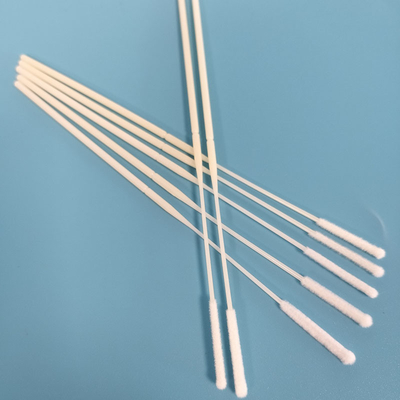 ABS Stick Flocked Nylon Nasal Swab Sample Collection Swab met breekpunt individueel ingepakt