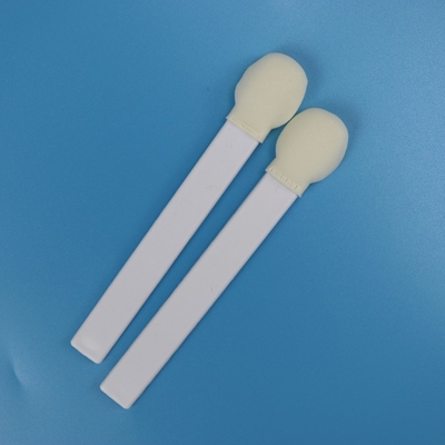 Wegwerpwitte PP-stick schuimpuntswabs grote ronde sponsstick schuimkop medische swab