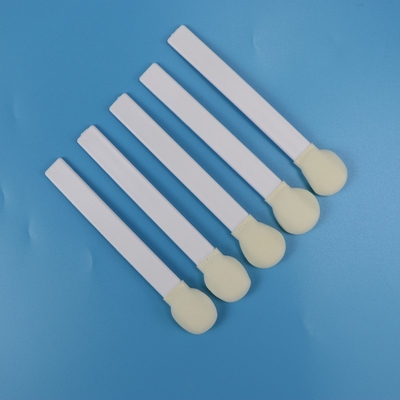 Wegwerpwitte PP-stick schuimpuntswabs grote ronde sponsstick schuimkop medische swab