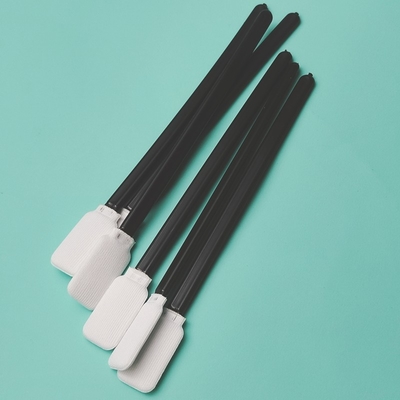 Zwart handvat Dacron Stick Flat Square Cleanroom Polyester Swab 714 Lintvrij