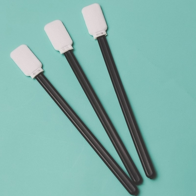 Zwart handvat Dacron Stick Flat Square Cleanroom Polyester Swab 714 Lintvrij