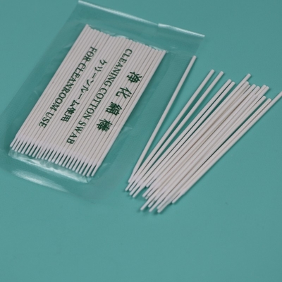 Biologisch afbreekbaar 1 mm Micro Pointed Qtips Optische vezel Reiniging Cotton Bud Swab