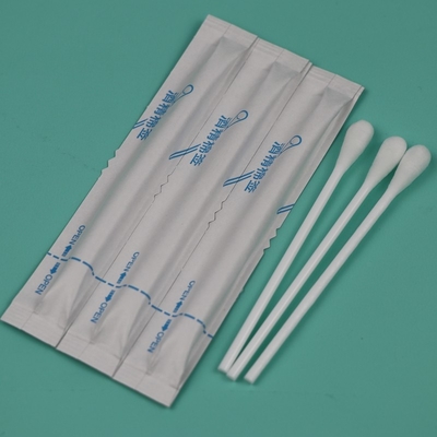 Plastic Handle Pre-wet Qtips Medisch Katoen Swab Applicator met alcohol