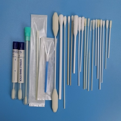 Eenmalig steriele swab EO Desinfecterende witte kleur Aanpasbare bemonsteringsswab