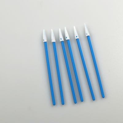 Puntige scherpe sponskop 76 mm schuimdoeken blauwe handgreep voor nauwkeurige reiniging