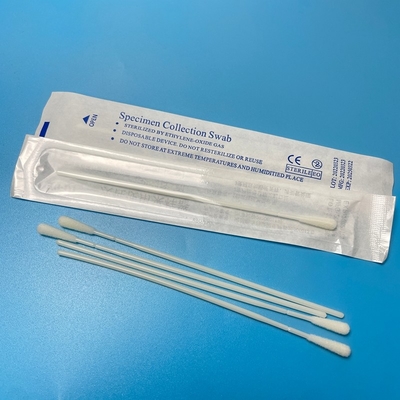 Wegwerpsteriele nylonflocked swab 150 mm voor virale transportmedia