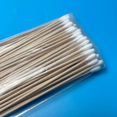 5 mm diameter katoenen punt Houten katoenen doek 150 mm lang wegwerpdoek