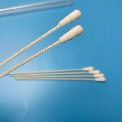 145 mm lang OEM wegwerp steriele swab zonder breekpunt 6 mm hoofdcollectie swab