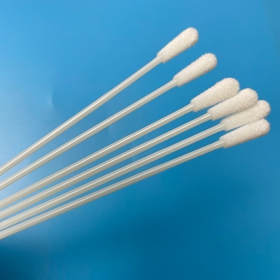 145 mm lang OEM wegwerp steriele swab zonder breekpunt 6 mm hoofdcollectie swab