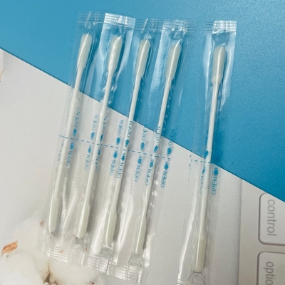 Individueel ingepakt met olijfolie gevulde katoenswabs Make-up huidverzorging dagelijks gebruik katoenen knoppen