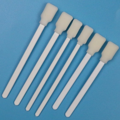 106 mm Wegwerpwit PP-sticker rechthoekig spons huidswab antiseptisch medisch schuimswab applicator