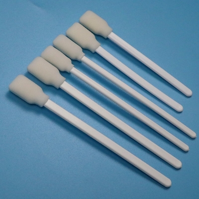 106 mm Wegwerpwit PP-sticker rechthoekig spons huidswab antiseptisch medisch schuimswab applicator