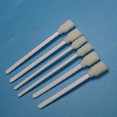 106 mm Wegwerpwit PP-sticker rechthoekig spons huidswab antiseptisch medisch schuimswab applicator