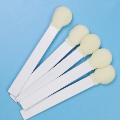 145 mm Wit PP Stick 30 mm Grote Ronde Hoofd Sponge Stick Medisch schuim Swab Applicator