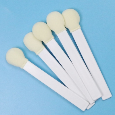 145 mm Wit PP Stick 30 mm Grote Ronde Hoofd Sponge Stick Medisch schuim Swab Applicator