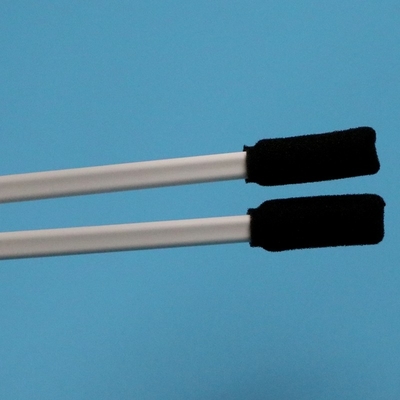 TX712 Lintvrij Zwart Vierkante sponsstok Wit handvat Rechthoekige schoonruimte Swab van schuim voor het schoonmaken van de printer