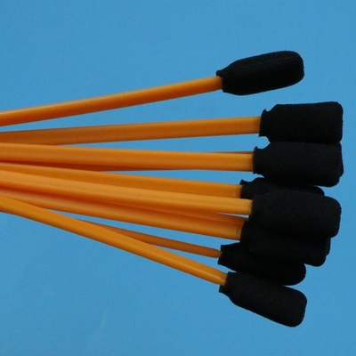 5" Lint Free Black Sponge Swab Orange Stick Rectangular Cleanroom Foam Swab voor het schoonmaken van de printer