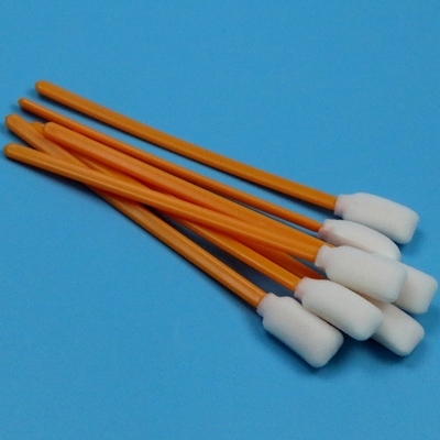 5" Lint Free Rectangular Foam Swab Oranje Stick Inkjet Printer Reiniging Foam Swab voor Cleanroom