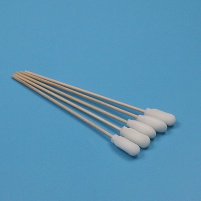 15 cm wegwerphouten stok spons stok medische schuim swab applicator met katoenen knoppen binnen