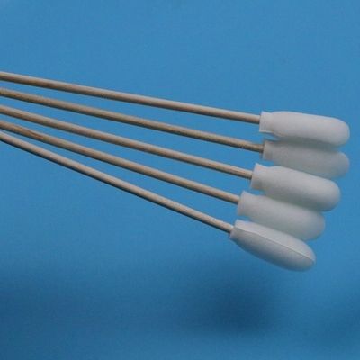 720 Lint Free Houten Stick Soft Foam Cover Cotton Cleanroom Swab Applicator