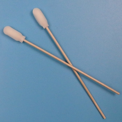 720 Lint Free Houten Stick Soft Foam Cover Cotton Cleanroom Swab Applicator
