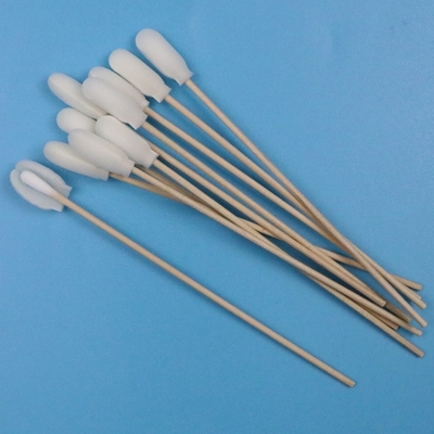 720 Lint Free Houten Stick Soft Foam Cover Cotton Cleanroom Swab Applicator