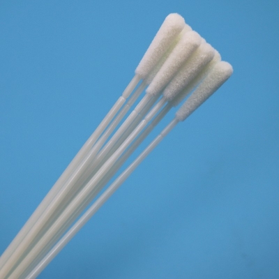 Eenmalige ABS-stick gevlochten nylon orale swab steriele proefmonsterswab