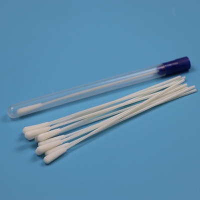 Eenmalige ABS-stick gevlochten nylon orale swab steriele proefmonsterswab