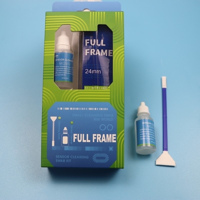 2 in 1 Lint Free Camera Cleaner Microfiber Sensor Swab Full Frame Camera Cleaning Kit met vloeistof