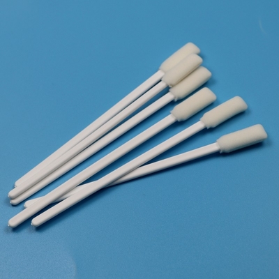 TX712 Lintvrij Wit PP Stick 10mm Reghoekige Cleanroom Swab Printer Reiniging ESD Foam Swab