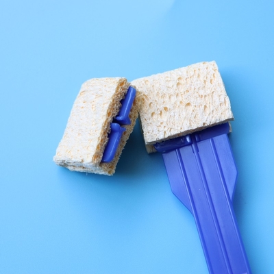 Hoge absorptie Rectangular Cellulose Sponge Stick Sample Collection Stick-mounted Sponge Swab Applicator