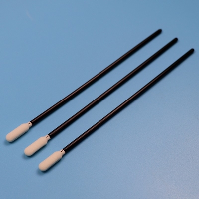 TX740 Lint Free 6.5" Long Black Handle Sponge Cleanroom Swab Auto Reiniging Foam Swab
