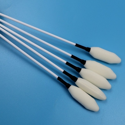21 cm lang PP Stick Big Paddle Head Medische spons Stick Trocar Wipe Foam Swab