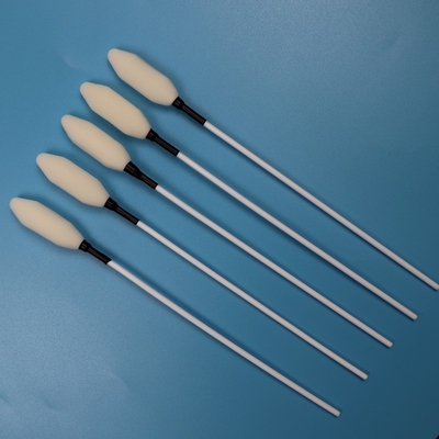 21 cm lang PP Stick Big Paddle Head Medische spons Stick Trocar Wipe Foam Swab