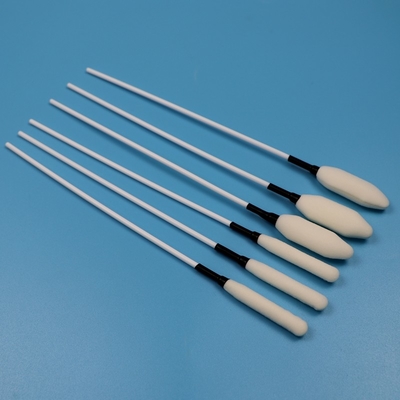 21 cm extra lange PP-stick Long Foam Tip Swab Medische sponsstick Trocar Wipe Swab