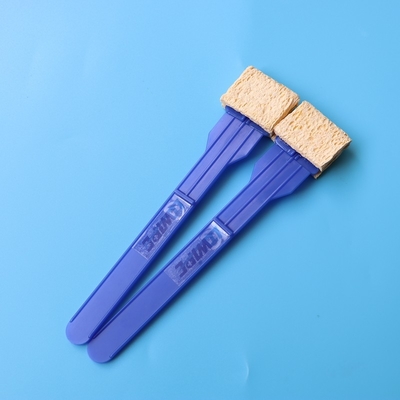 Hoge absorptie rechthoekige stok gemonteerde spons Swab Medische cellulose schuim Swab applicator