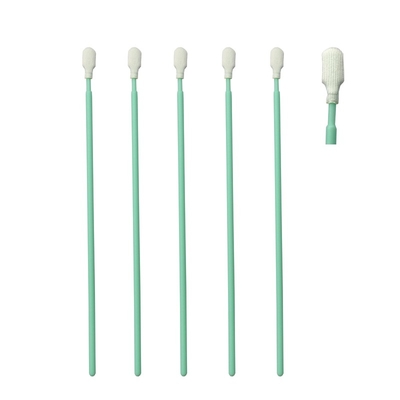 TX761 Lintvrij groen optisch schoonmaakmiddel Polyester Swab ESD Cleanroom Swab