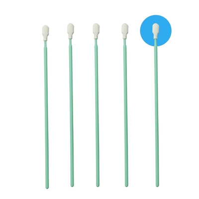 TX761 Lintvrij groen optisch schoonmaakmiddel Polyester Swab ESD Cleanroom Swab
